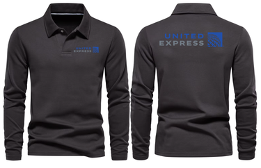 UNITED EXPRESS LONG SLEEVE POLO